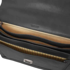 Aktentasche aus Leder 3 Fächer