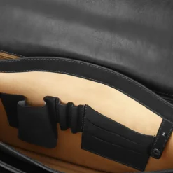 Aktentasche aus Leder 3 Fächer