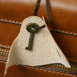 Aktentasche aus Leder 3 Fächer