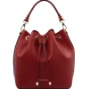 Beuteltasche aus Leder