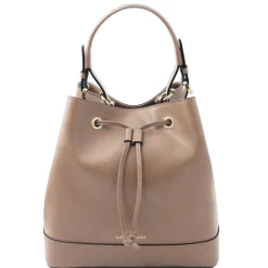Beuteltasche aus Leder