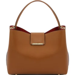 Beuteltasche aus Leder