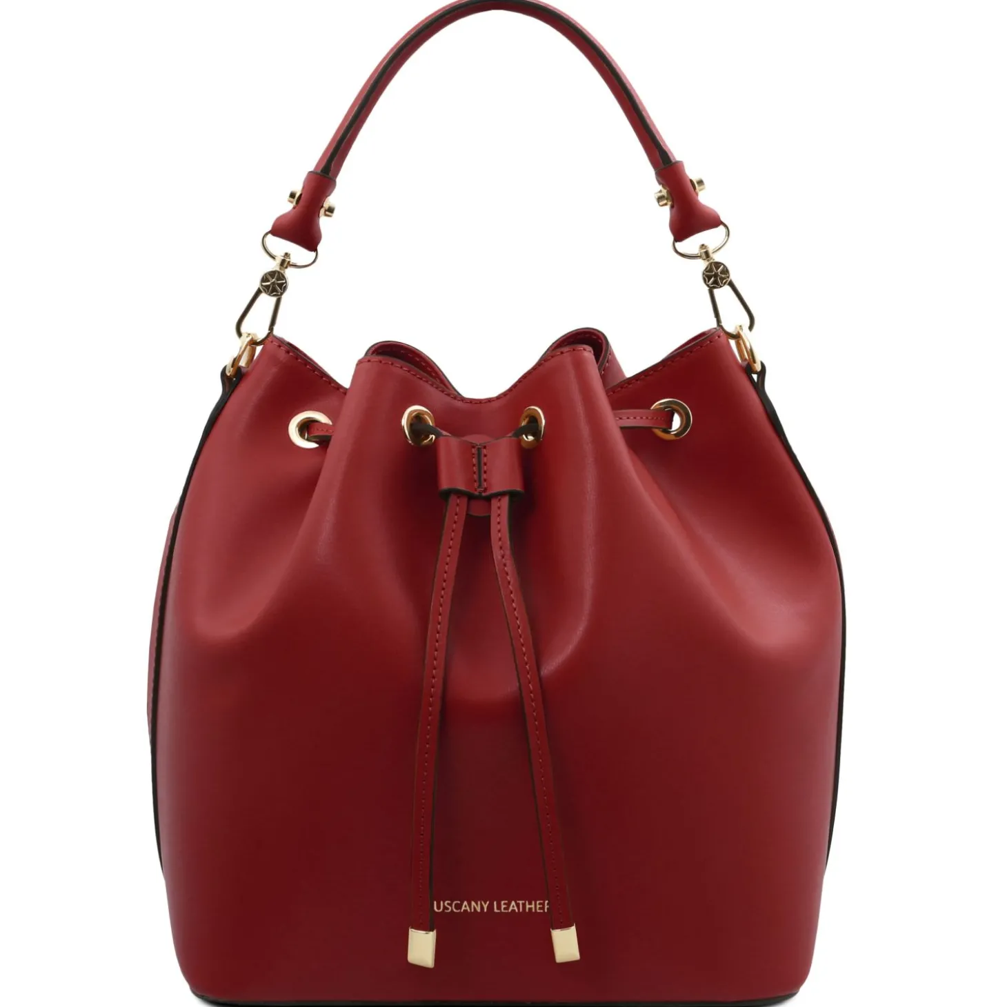 Beuteltasche aus Leder
