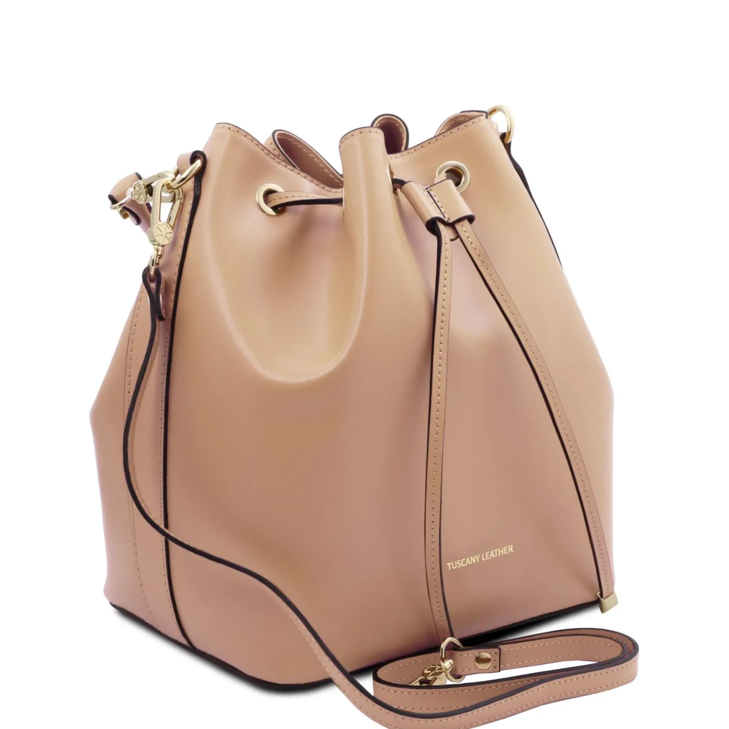 Beuteltasche aus Leder