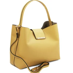 Beuteltasche aus Leder