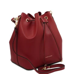 Beuteltasche aus Leder