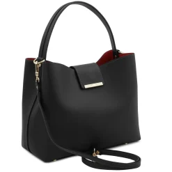 Beuteltasche aus Leder