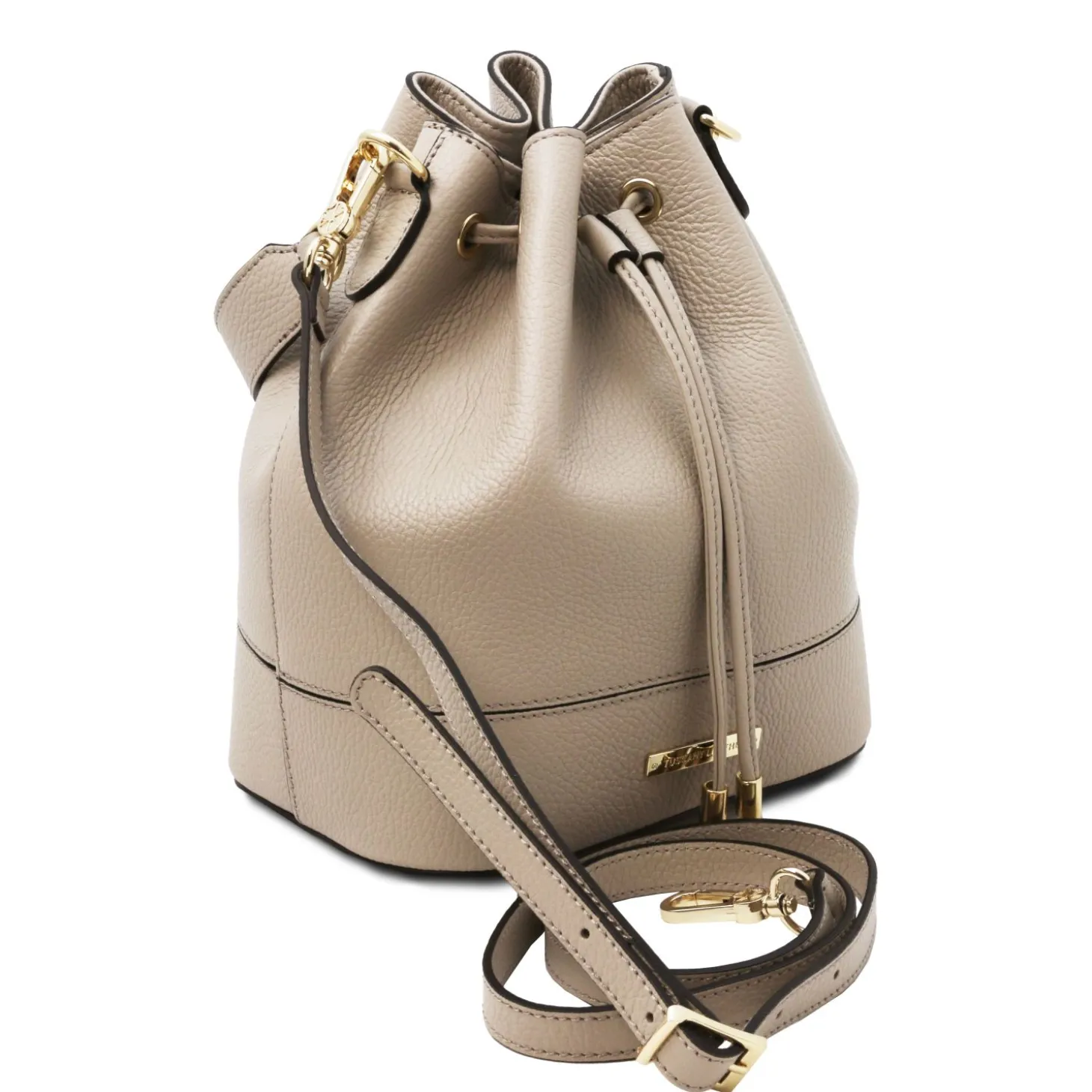 Beuteltasche aus Leder