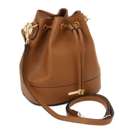Beuteltasche aus Leder