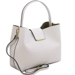 Beuteltasche aus Leder
