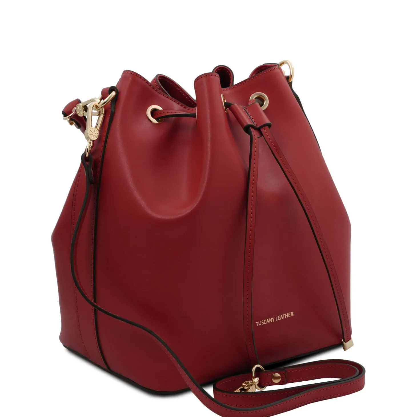 Beuteltasche aus Leder
