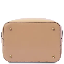 Beuteltasche aus Leder