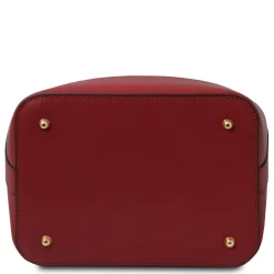 Beuteltasche aus Leder