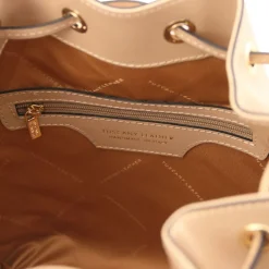 Beuteltasche aus Leder