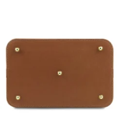 Beuteltasche aus Leder