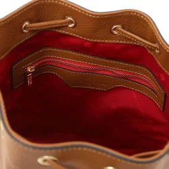 Beuteltasche aus Leder