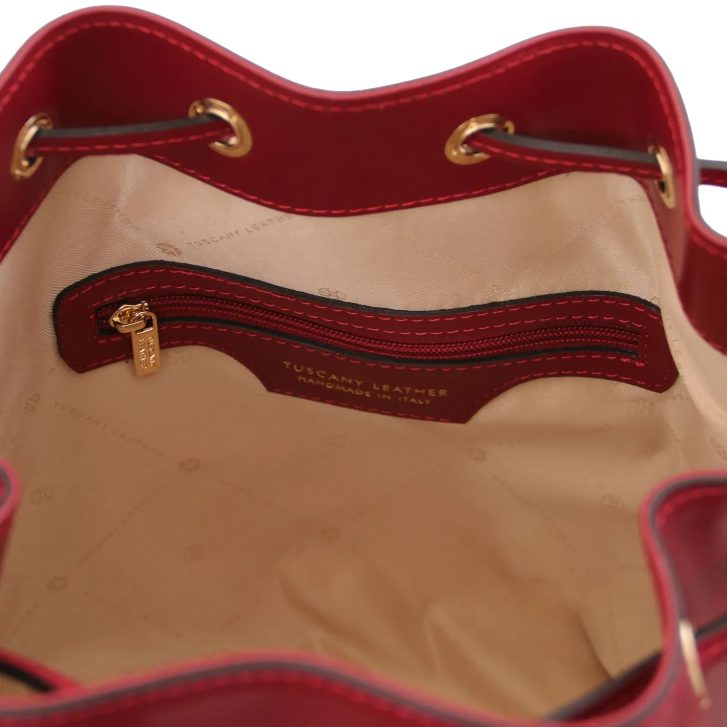 Beuteltasche aus Leder