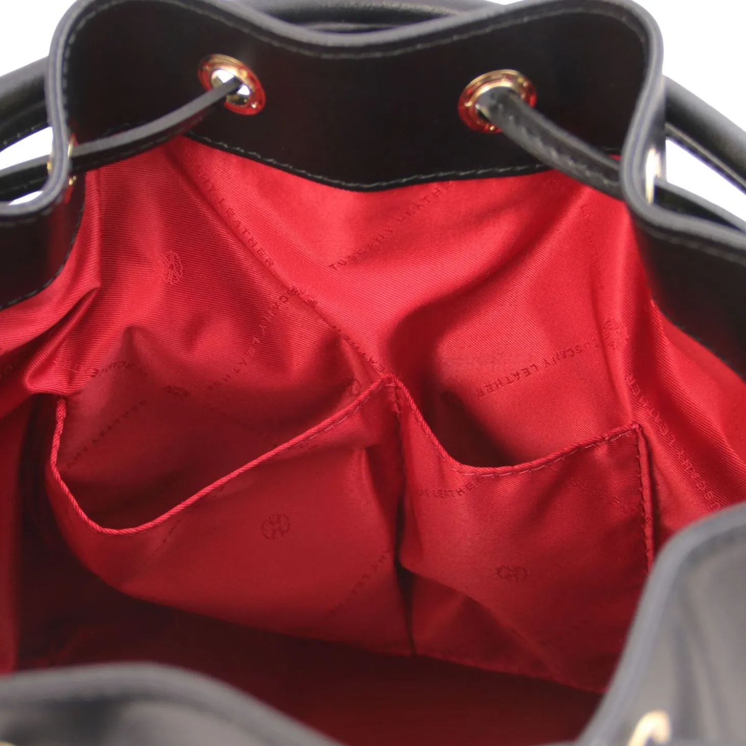 Beuteltasche aus Leder