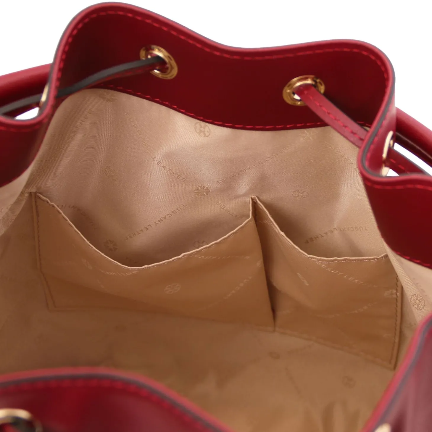 Beuteltasche aus Leder