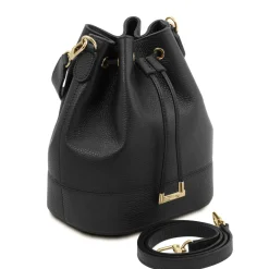 Beuteltasche aus Leder und Exklusive Damenbrieftasche aus Leder mit Rundum-Reißverschluss