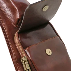 Brusttasche aus Leder