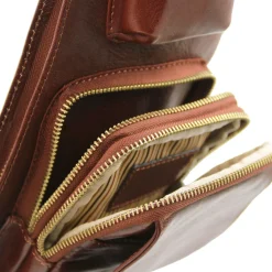 Brusttasche aus Leder