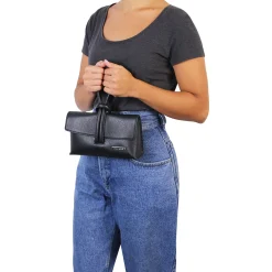 Clutch aus Leder