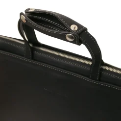 Damen - Aktentasche aus Leder 3 Fächer