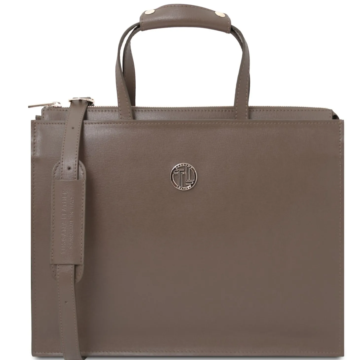 Damen - Aktentasche aus Saffiano Leder 3 Fächer