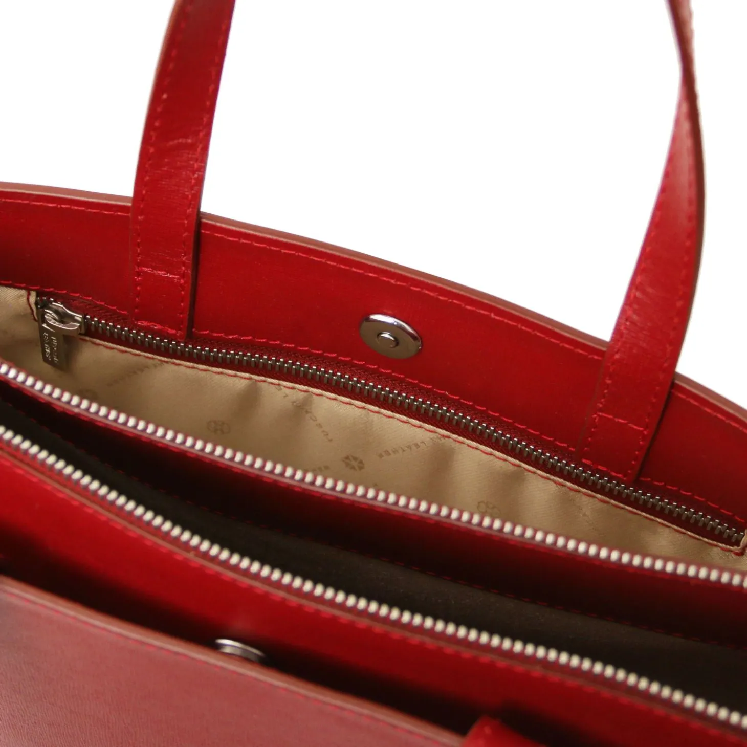 Damen - Aktentasche aus Saffiano Leder 3 Fächer