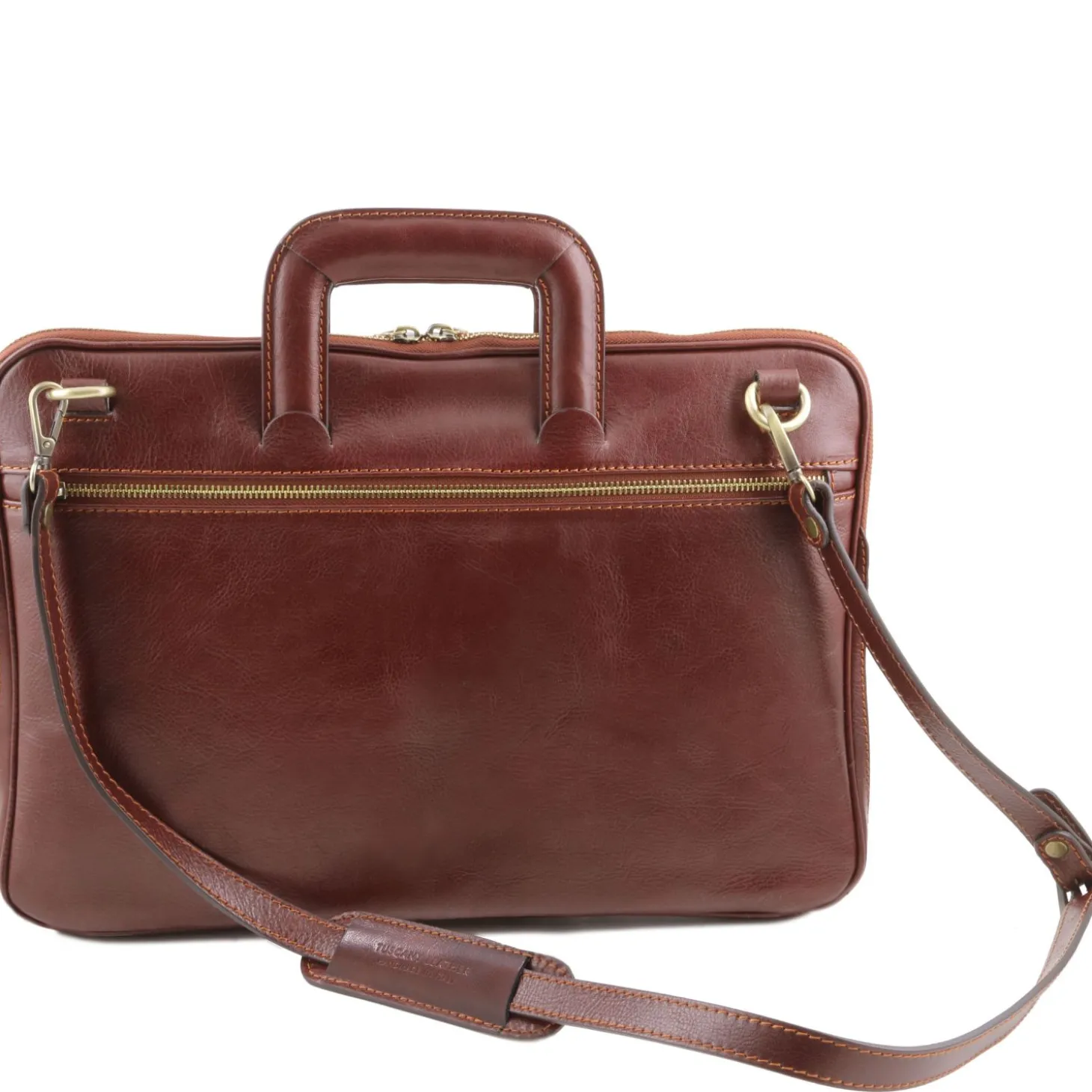 Dokumenten - Tasche aus Leder