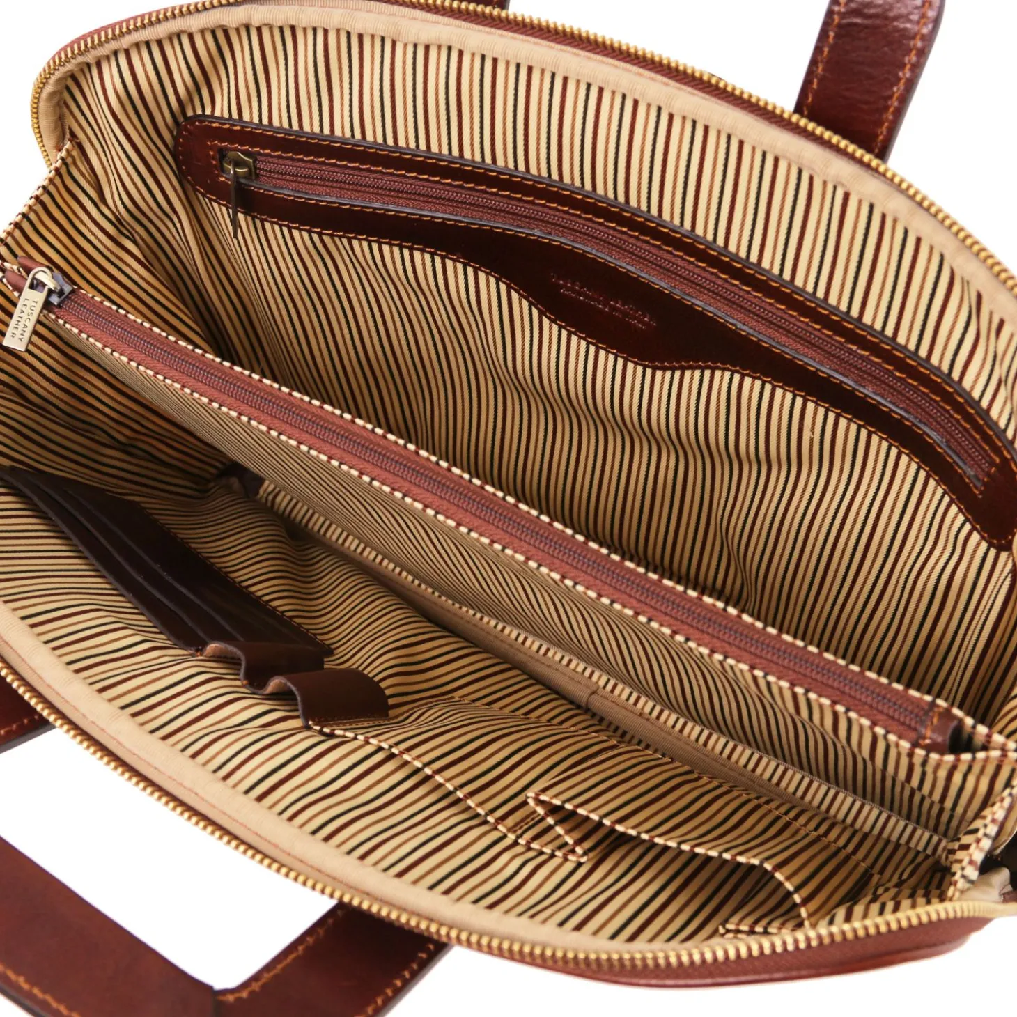 Dokumenten - Tasche aus Leder