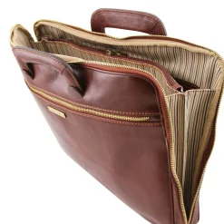 Dokumenten - Tasche aus Leder