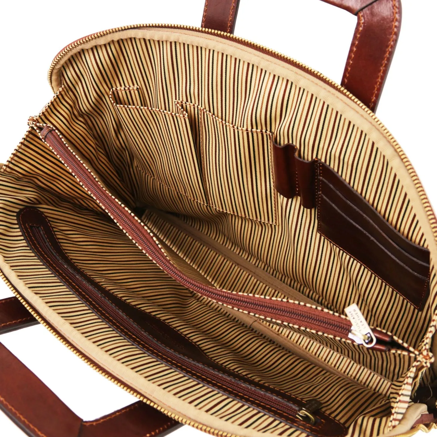 Dokumenten - Tasche aus Leder