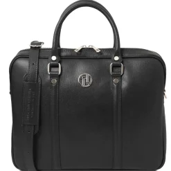 Elegante Laptop Aktentsche aus Saffiano Leder