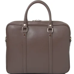 Elegante Laptop Aktentsche aus Saffiano Leder