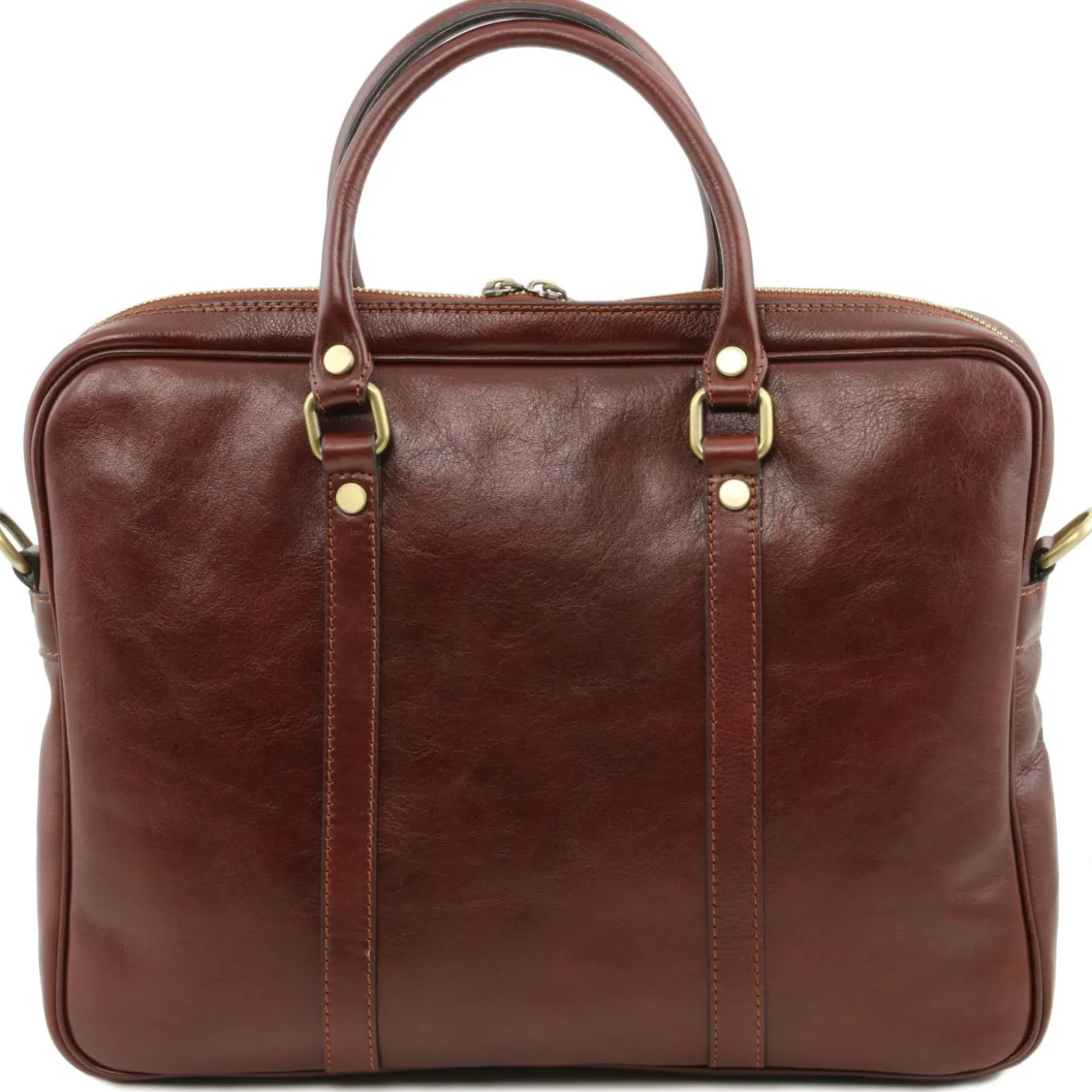 Elegante Laptop Aktentsche aus Leder