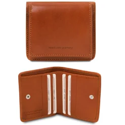 Exklusive Brieftasche aus Leder mit Münzfach