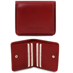 Exklusive Brieftasche aus Leder mit Münzfach