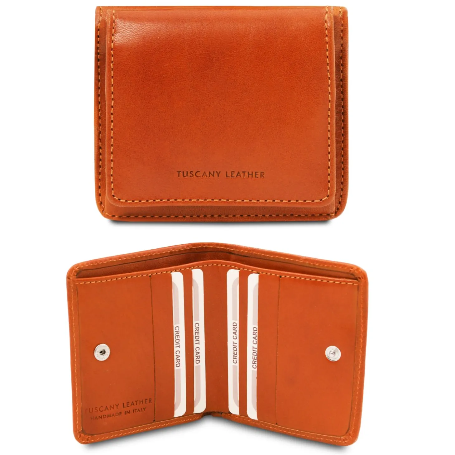 Exklusive Brieftasche aus Leder mit Münzfach