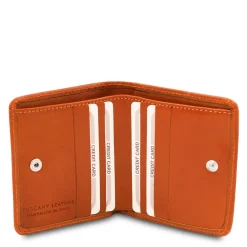Exklusive Brieftasche aus Leder mit Münzfach