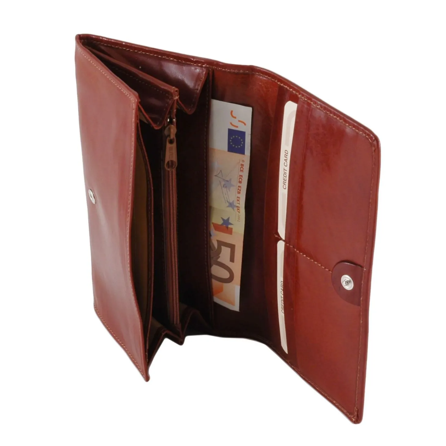 Exklusive Damenbrieftasche aus Leder