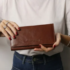 Exklusive Damenbrieftasche aus Leder