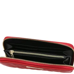 Exklusive Damenbrieftasche aus Weichem Leder mit Rundum-Reißverschluss