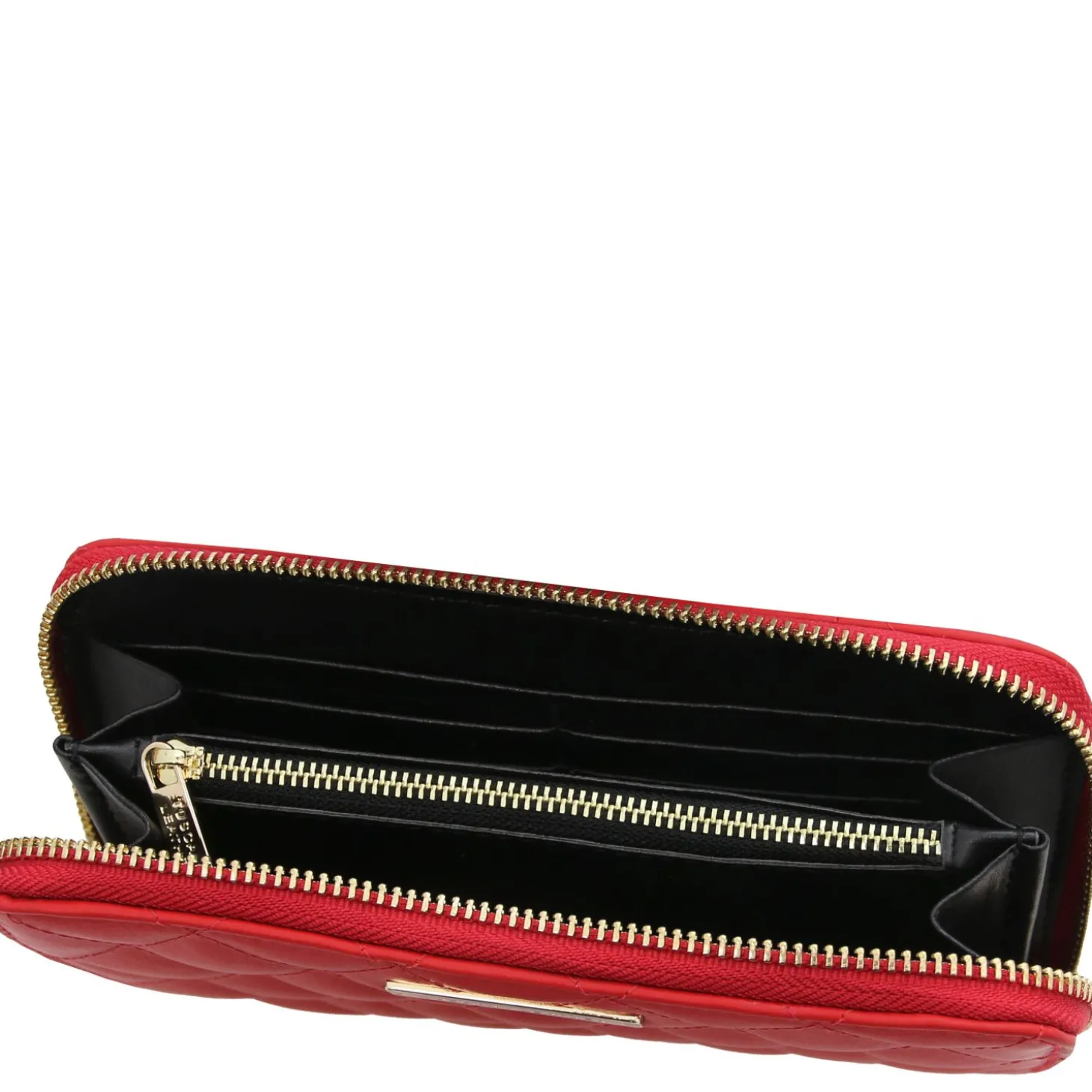 Exklusive Damenbrieftasche aus Weichem Leder mit Rundum-Reißverschluss