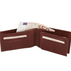 Exklusive Herren Brieftasche aus Leder mit 3 Scheinfächern