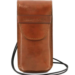 Exklusives Brillenetui aus Leder/Smartphone Etui aus Leder Gross