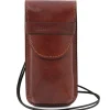 Exklusives Brillenetui aus Leder/Smartphone Etui aus Leder Gross