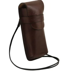 Exklusives Brillenetui aus Leder/Smartphone Etui aus Leder Gross