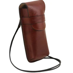 Exklusives Brillenetui aus Leder/Smartphone Etui aus Leder Gross